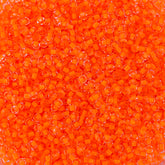 10/0 Preciosa Seed Beads Crystal C/L Neon Orange